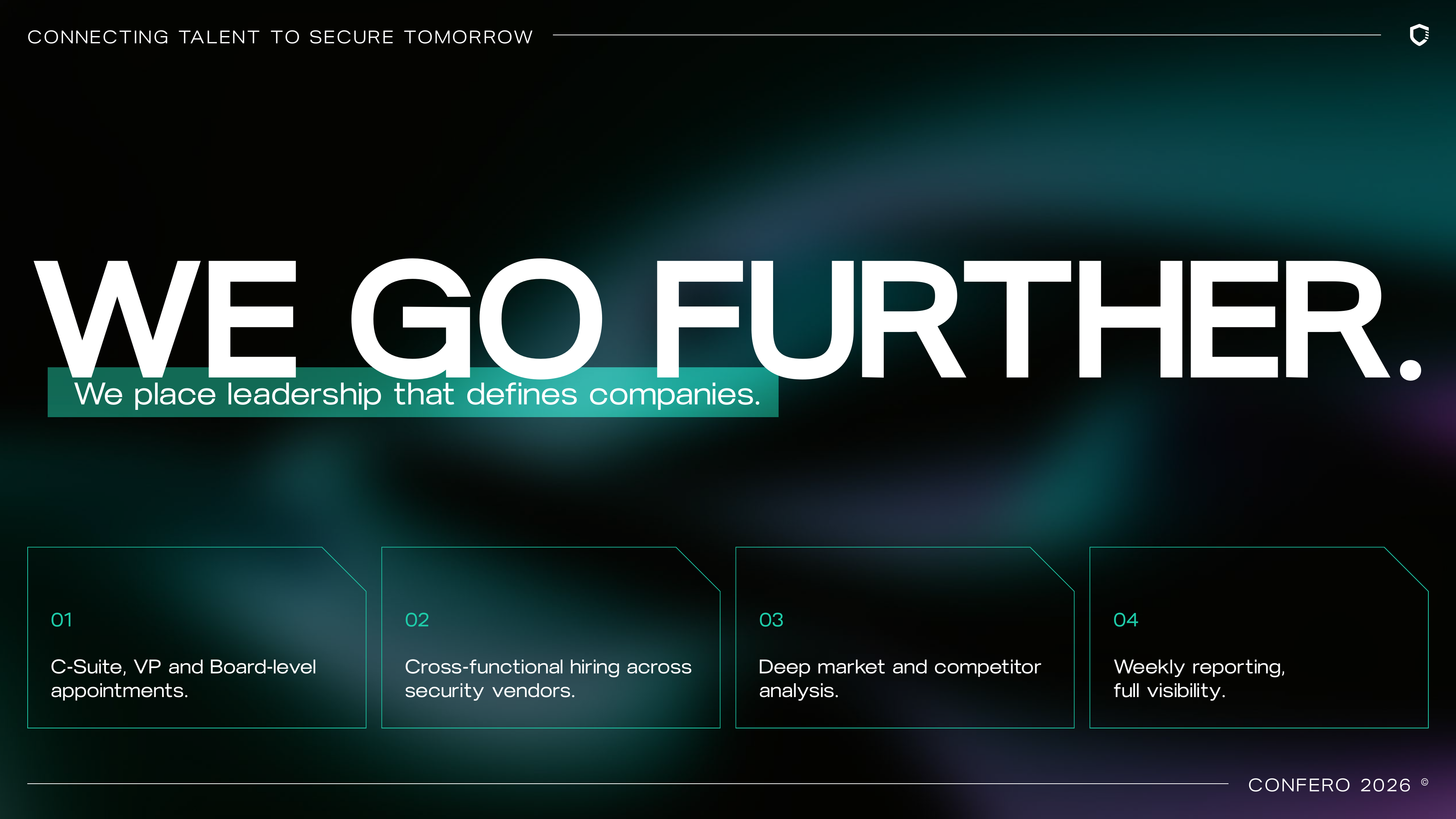 Confero sales deck services